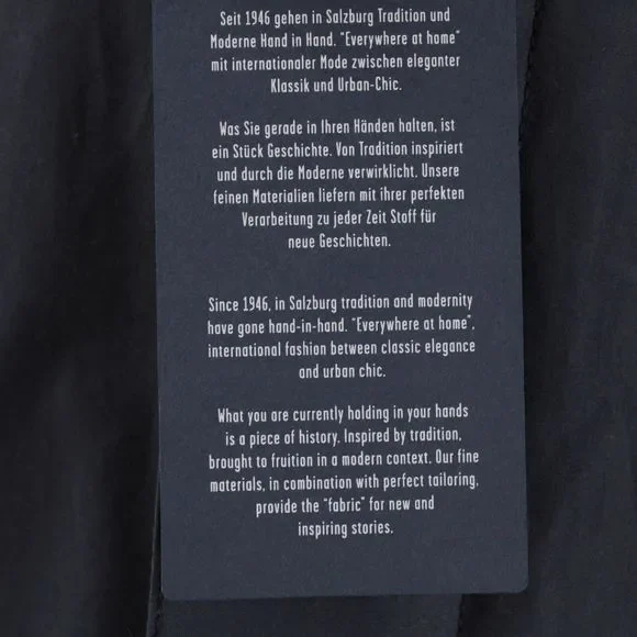 Schneiders NWD Button Front Water Repellent Jacket 54 (44 US) In Blue Cotton - Picture 13 of 15